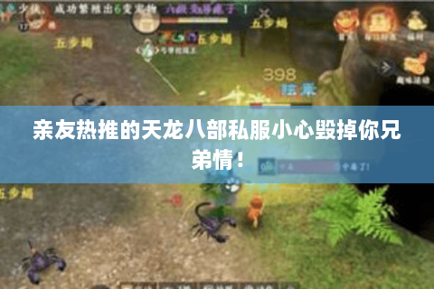 亲友热推的天龙八部私服小心毁掉你兄弟情！