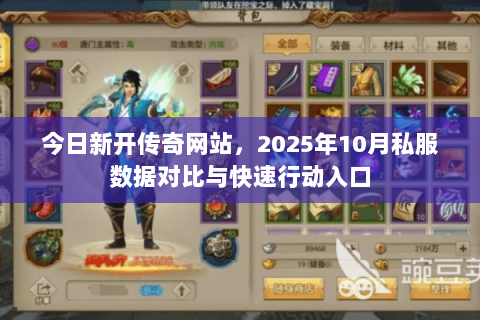 今日新开传奇网站，2025年10月私服数据对比与快速行动入口