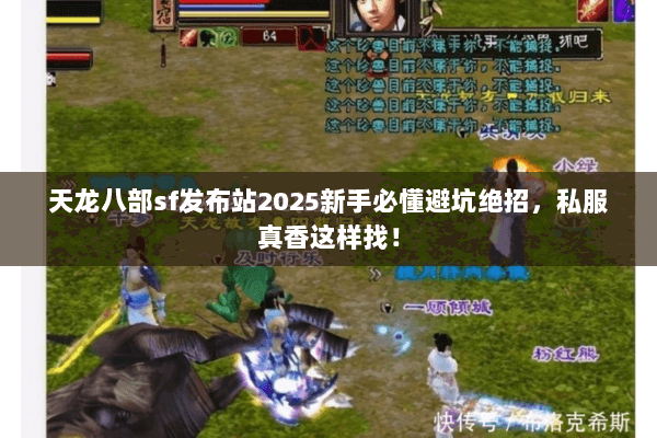 天龙八部sf发布站2025新手必懂避坑绝招，私服真香这样找！