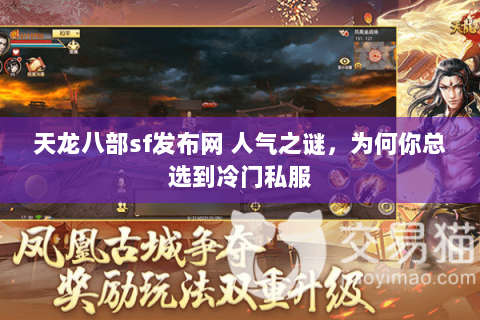 天龙八部sf发布网 人气之谜，为何你总选到冷门私服
