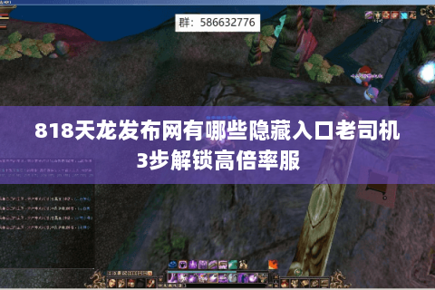 818天龙发布网有哪些隐藏入口老司机3步解锁高倍率服