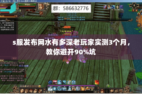 s服发布网水有多深老玩家实测3个月，教你避开90%坑
