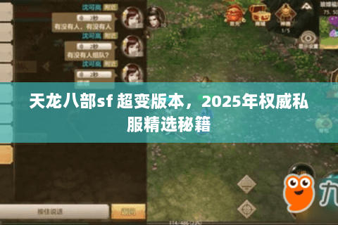 天龙八部sf 超变版本,2025年权威私服精选秘籍 天龙八部sf 超变版本,2025年权威私服精选秘籍