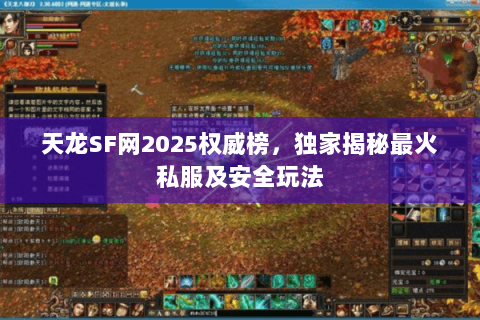 天龙SF网2025权威榜，独家揭秘最火私服及安全玩法