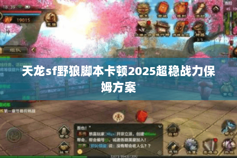天龙sf野狼脚本卡顿2025超稳战力保姆方案