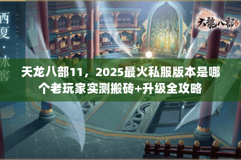 天龙八部11，2025最火私服版本是哪个老玩家实测搬砖+升级全攻略