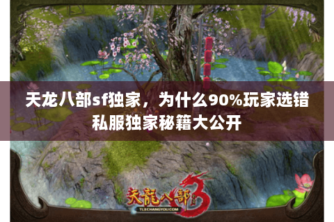 天龙八部sf独家，为什么90%玩家选错私服独家秘籍大公开