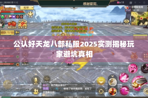 公认好天龙八部私服2025实测揭秘玩家避坑真相