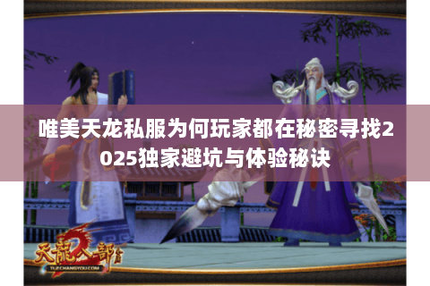 唯美天龙私服为何玩家都在秘密寻找2025独家避坑与体验秘诀