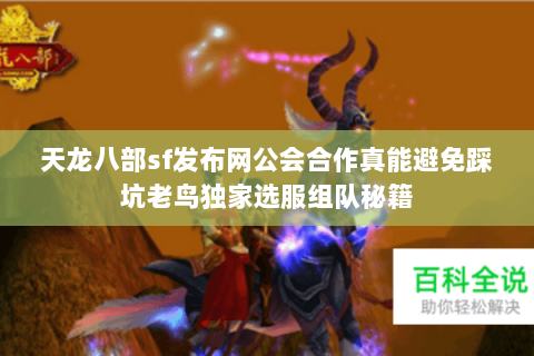 天龙八部sf发布网公会合作真能避免踩坑老鸟独家选服组队秘籍