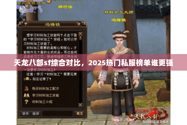 天龙八部sf综合对比，2025热门私服榜单谁更强