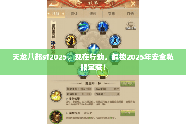 天龙八部sf2025，现在行动，解锁2025年安全私服宝藏！