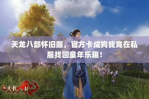 天龙八部怀旧服，官方卡成狗我竟在私服找回童年乐趣！