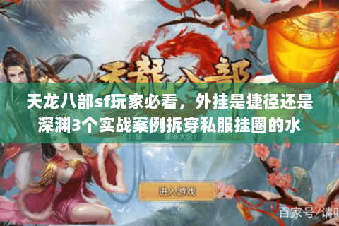天龙八部sf玩家必看，外挂是捷径还是深渊3个实战案例拆穿私服挂圈的水