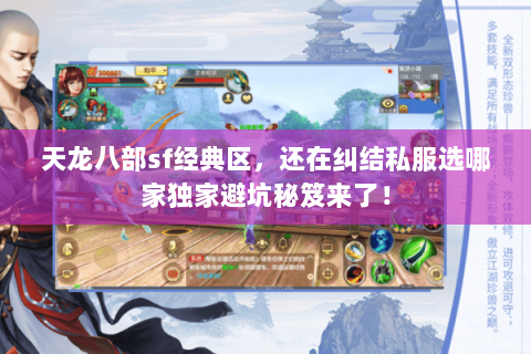 天龙八部sf经典区，还在纠结私服选哪家独家避坑秘笈来了！