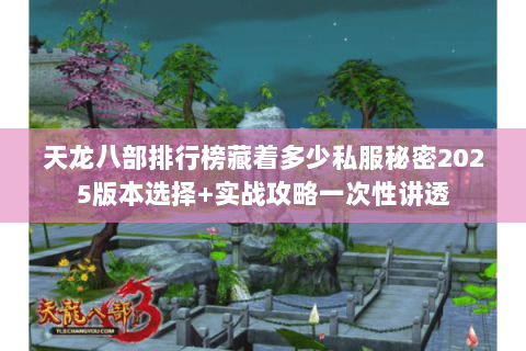 天龙八部排行榜藏着多少私服秘密2025版本选择+实战攻略一次性讲透