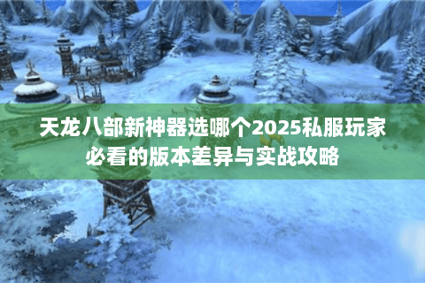 天龙八部新神器选哪个2025私服玩家必看的版本差异与实战攻略
