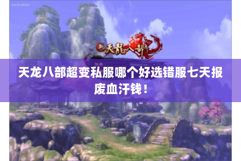 天龙八部超变私服哪个好选错服七天报废血汗钱！