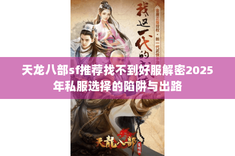 天龙八部sf推荐找不到好服解密2025年私服选择的陷阱与出路