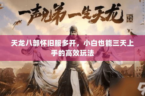 天龙八部怀旧服多开，小白也能三天上手的高效玩法