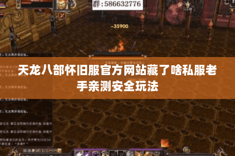天龙八部怀旧服官方网站藏了啥私服老手亲测安全玩法