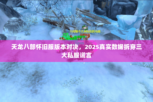 天龙八部怀旧服版本对决,2025真实数据拆穿三大私服谎言 天龙八部怀旧服版本对决,2025真实数据拆穿三大私服谎言