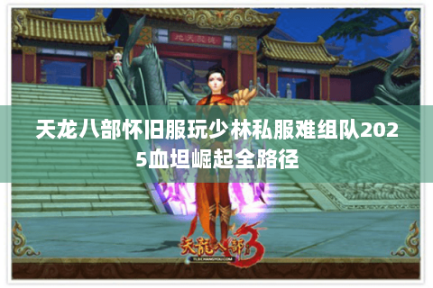 天龙八部怀旧服玩少林私服难组队2025血坦崛起全路径