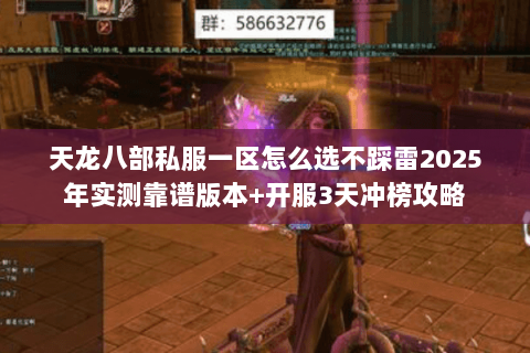 天龙八部私服一区怎么选不踩雷2025年实测靠谱版本+开服3天冲榜攻略