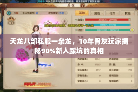 天龙八部私服一条龙，10年骨灰玩家揭秘90%新人踩坑的真相