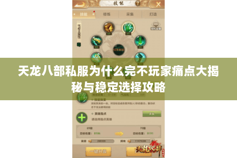 天龙八部私服为什么完不玩家痛点大揭秘与稳定选择攻略