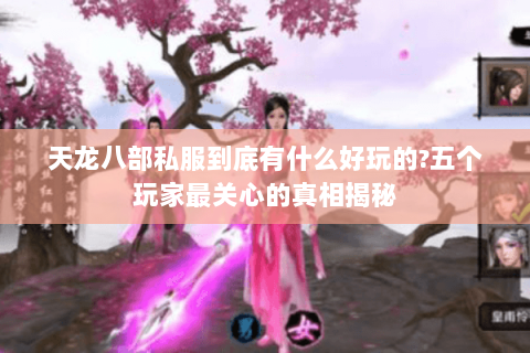 天龙八部私服到底有什么好玩的?五个玩家最关心的真相揭秘