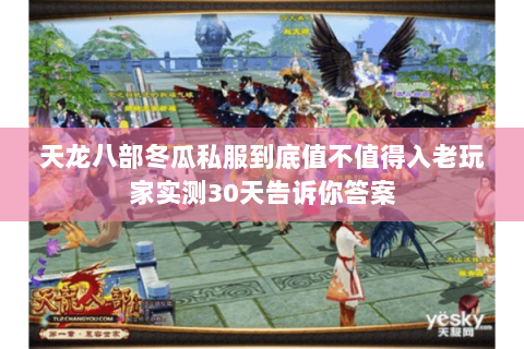 天龙八部冬瓜私服到底值不值得入老玩家实测30天告诉你答案