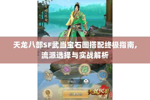 天龙八部SF武当宝石图搭配终极指南,流派选择与实战解析