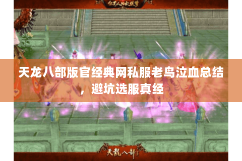 天龙八部版官经典网私服老鸟泣血总结，避坑选服真经