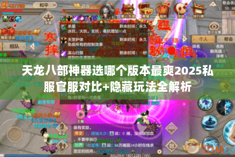 天龙八部神器选哪个版本最爽2025私服官服对比+隐藏玩法全解析