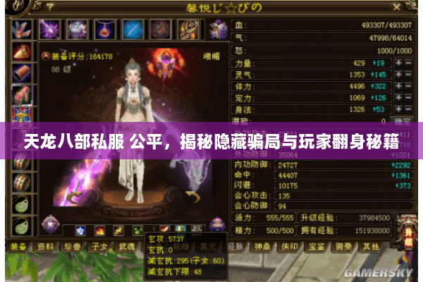 天龙八部私服 公平，揭秘隐藏骗局与玩家翻身秘籍