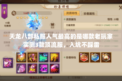 天龙八部私服人气最高的是哪款老玩家实测3款顶流服,入坑不踩雷 天龙八部私服人气最高的是哪款老玩家实测3款顶流服,入坑不踩雷