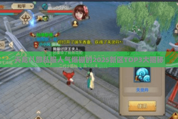 天龙八部私服人气爆棚的2025新区TOP3大揭秘