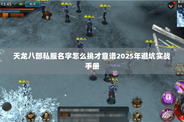 天龙八部私服名字怎么挑才靠谱2025年避坑实战手册