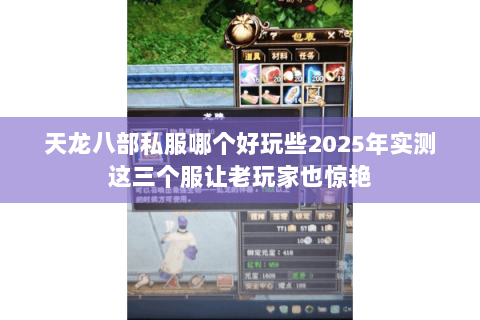 天龙八部私服哪个好玩些2025年实测这三个服让老玩家也惊艳