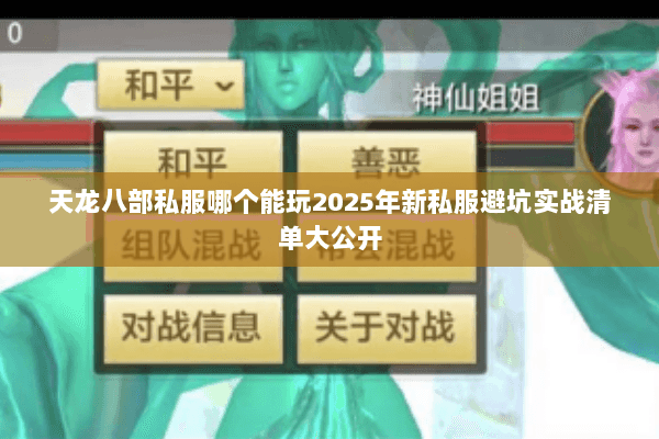 天龙八部私服哪个能玩2025年新私服避坑实战清单大公开