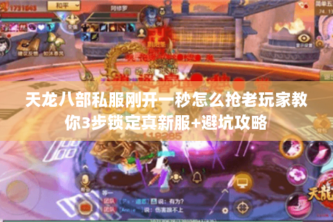 天龙八部私服刚开一秒怎么抢老玩家教你3步锁定真新服+避坑攻略