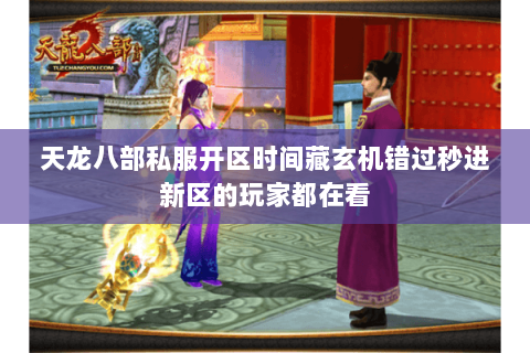 天龙八部私服开区时间藏玄机错过秒进新区的玩家都在看