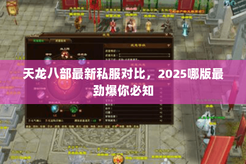 天龙八部最新私服对比，2025哪版最劲爆你必知