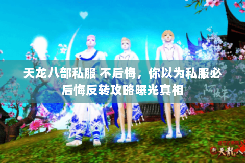 天龙八部私服 不后悔，你以为私服必后悔反转攻略曝光真相