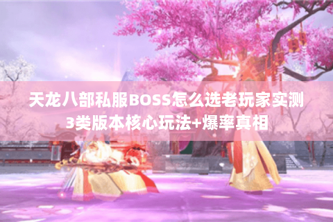 天龙八部私服BOSS怎么选老玩家实测3类版本核心玩法+爆率真相