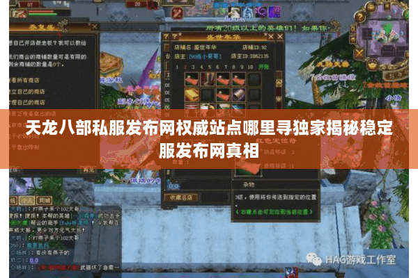 天龙八部私服发布网权威站点哪里寻独家揭秘稳定服发布网真相