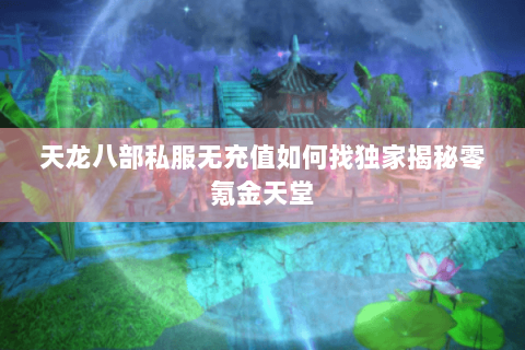 天龙八部私服无充值如何找独家揭秘零氪金天堂