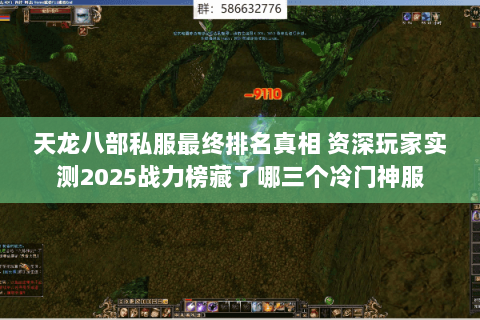 天龙八部私服最终排名真相 资深玩家实测2025战力榜藏了哪三个冷门神服