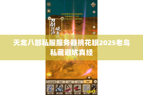 天龙八部私服服务器挑花眼2025老鸟私藏避坑真经